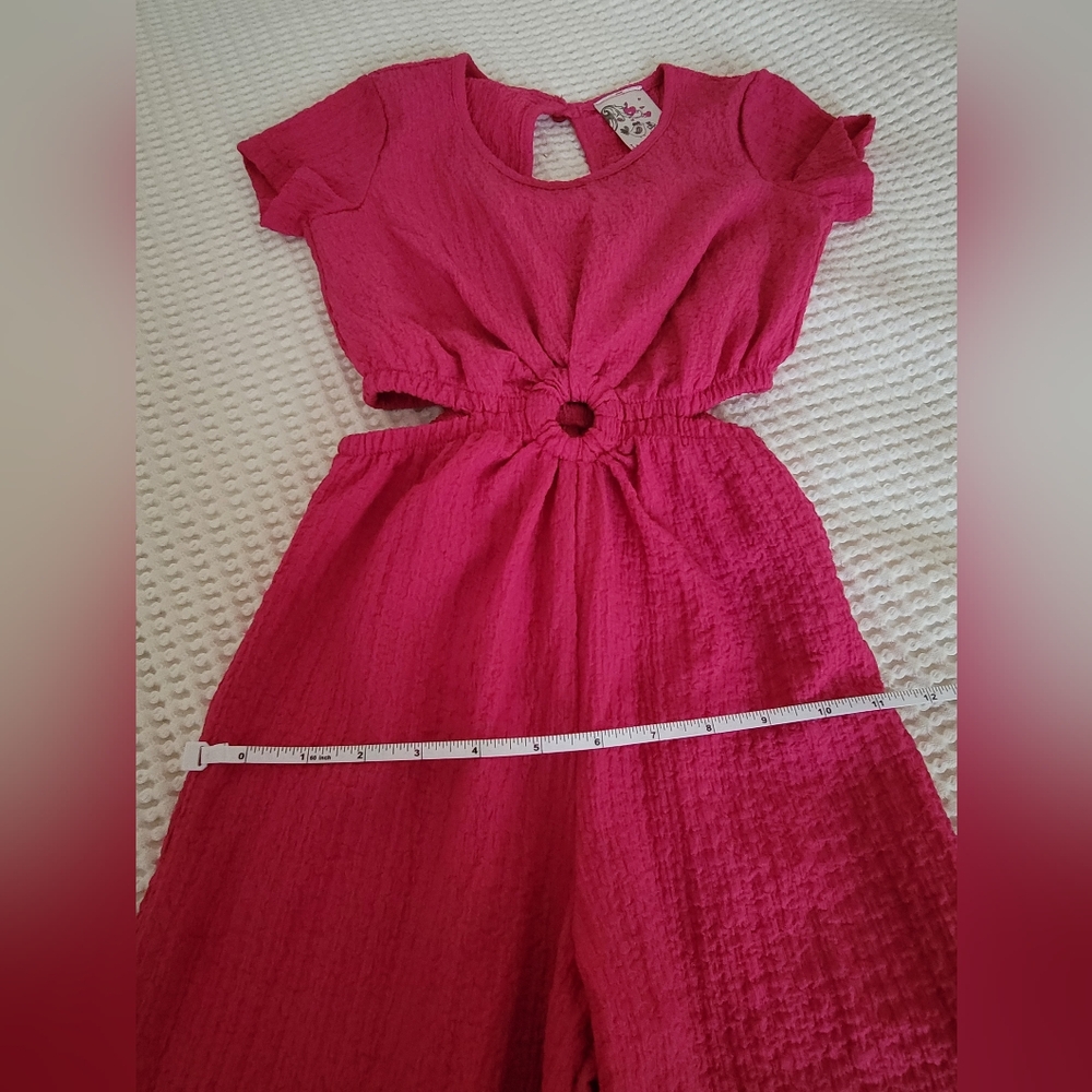 Jenna&Jessie Pink Kids Jumpsuit